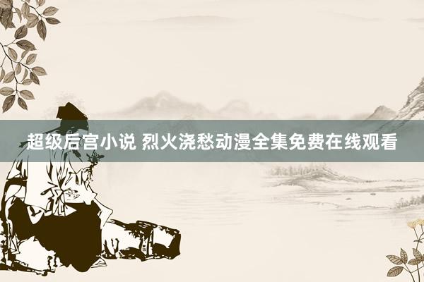 超级后宫小说 烈火浇愁动漫全集免费在线观看