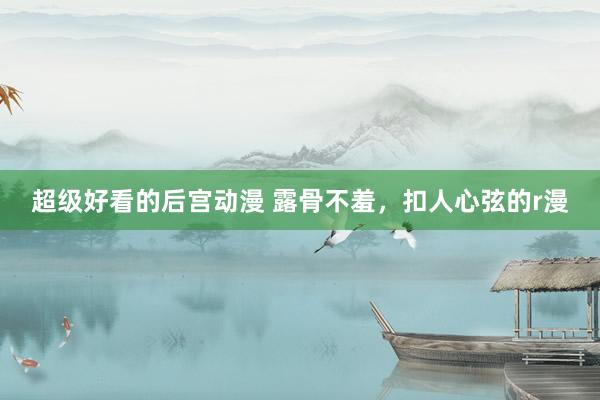 超级好看的后宫动漫 露骨不羞，扣人心弦的r漫