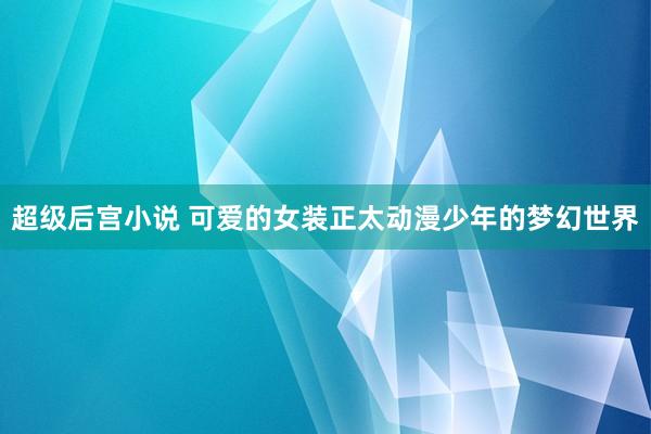 超级后宫小说 可爱的女装正太动漫少年的梦幻世界